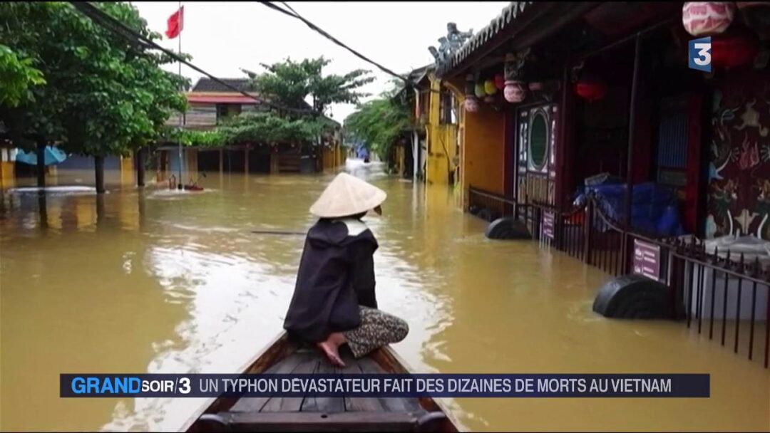 Le Vietnam frappé par un typhon dévastateur
