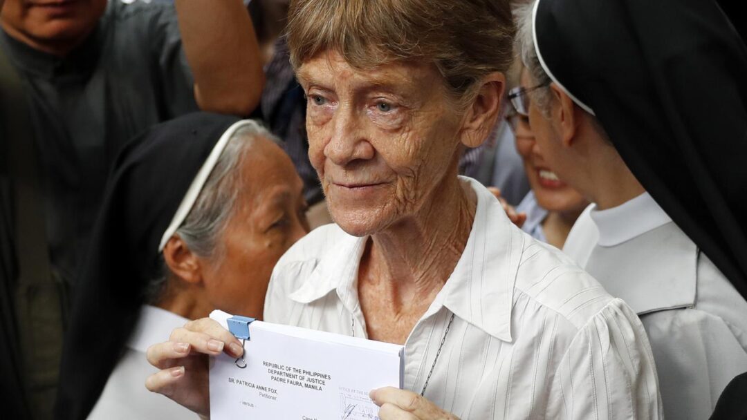 Le monde de Marie. Aux Philippines, une sœur australienne de 71 ans risque l'expulsion pour "agitation politique"