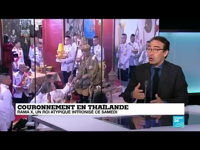 L'intronisation du roi de Thaïlande Maha Vajiralongkorn - Politique, Video