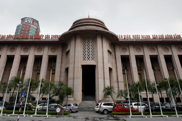 The State Bank of Vietnam building, Hanoi, Vietnam, 8 September 2017 (Photo: Reuters/Kham)