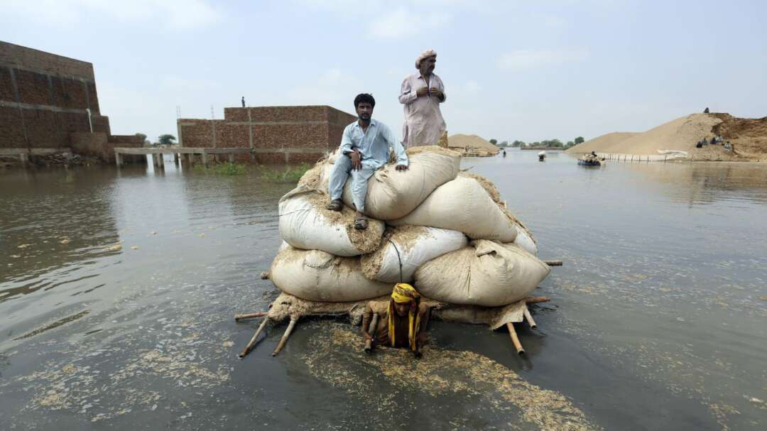 EN IMAGES. Le Pakistan victime d'inondations meurtrières, qualifiées de "carnage climatique" par l'ONU