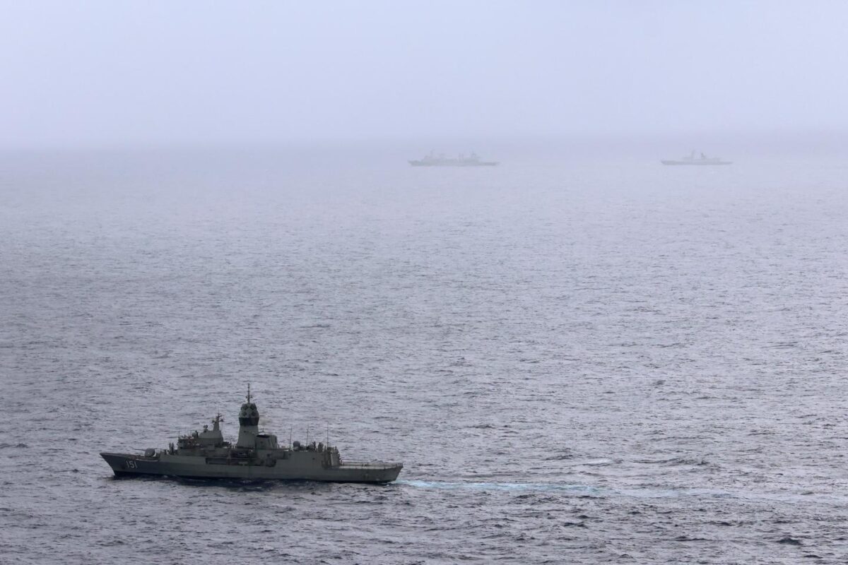 L’Australie préoccupée par des exercices de tirs réels de navires de guerre, au large de sa côte est : « Nous en discuterons avec les Chinois »