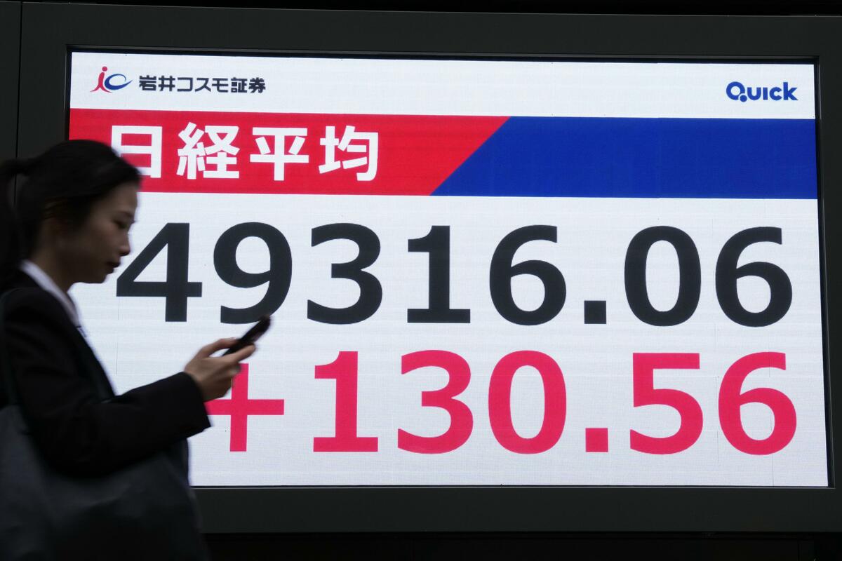 L&rsquo;indice boursier Nikkei clôture à un niveau record après que Takaichi soit devenu Premier ministre du Japon