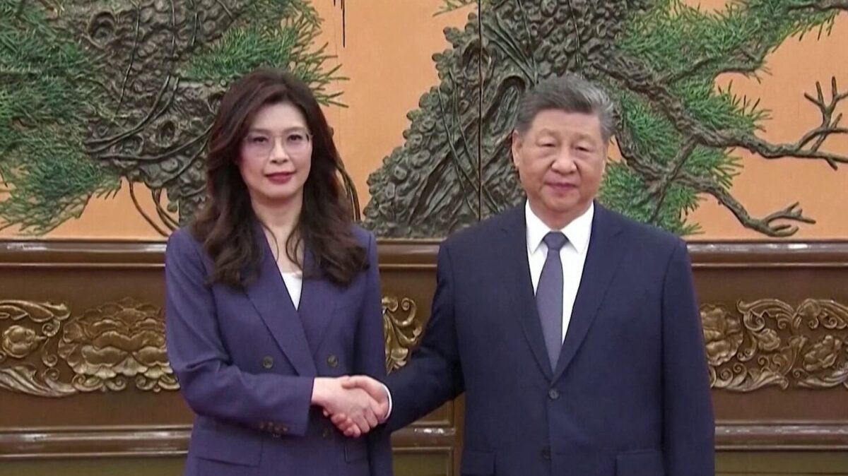 Xi Jinping reçoit la cheffe de l'opposition Taïwanaise